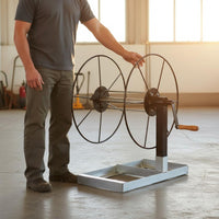 Irrigation Hose Reel Tangle-Unrestricted Winding Hand Crank Hose Winder