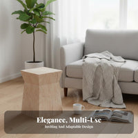 Finished Tree log Stool hardwood Wood Tree log Side Table Nordic design