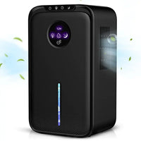 Dual-Core Desktop Dehumidifier with Air Purification and Aroma Function
