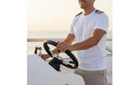 Stainless Steel Steering Wheel Mirror Polished Yacht Steering Wheel for Boat