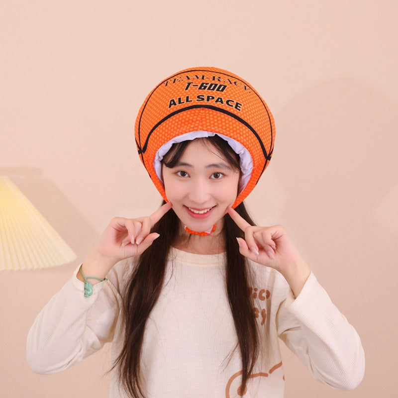 Basketball Headgear Hat Photo Prop Cartoon Headgear Photography Prop Performance Prop Customizable