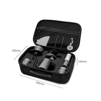 Travel Coffee Maker Kit Space-Saving Coffee Kit with Grinder Manual for Camping