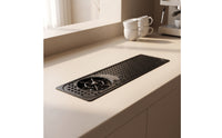 Embedded Cup Washer Built-in Countertop Cup Washer Low-Profile Drinkware Rinser for Baristas, Bartenders, Coffee Bar, Cafe, Kitchen Sink