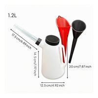 Translucent Extension Measuring Oil Jug Side Handle Oil Jug Professional Workshop Use Graduated Measuring Container