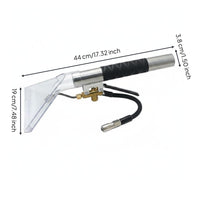Steam Vacuum Nozzle Metal Body Car Detailing Suction Nozzle for Professionals