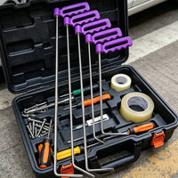 5 Pieces Original Finish Repair Tool Set 360-Degree Rotation Paintless Repair Hook Rod Set Ergonomic Handle