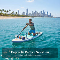 Inflatable Upright Paddleboard Non-Slip Deck Inflatable Stand-up Paddleboard Board Upright Paddleboard Set Long-Lasting All