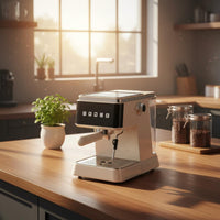 Semi Automatic Espresso Machine High Pressure Extraction Pump Espresso Maker Milk Frother for Kitchen