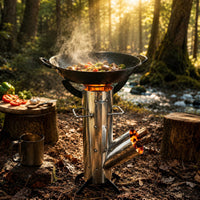 Portable Folding Camping Cooker Rust Resistant Folding Leg Camping Cooker Lightweight Outdoor Gear