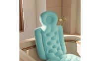 Supportive Bath Cushion with Backrest Tufted Full Body Bath Pillow Comfortable Bathtub Mattress Cushion Soft for Adults