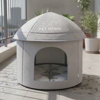 Pet Cooling House for Cats and Small Dogs, Summer Ice Nest with Cooling Gel Packs