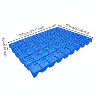 Ventilated Pallet Board Wear Resistant Storage Deck Anti-Slip Heavy Duty Grid Mat for Basement