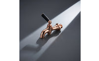 Polished Faucet with Lever Handle Threaded Dispenser Faucet Sturdy Beverage Dispenser Tap Leak-Proof for Tea Shops