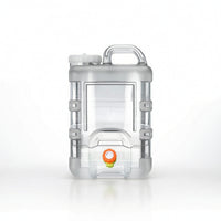 Water Container with Tube Wide-Mouth Square Water Container Rigid for Campers