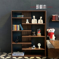 Mini Storage Shelf Dollhouse Furniture DIY Bookshelf Display M181