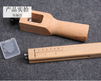 手工皮革皮线切割器木质皮带切割器皮带切割器皮条皮线皮绳裁切器