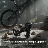 1x9 Speed Groupset Supports 50T Cassette Mountain Bike Gear Selector and Derailleur Kit 9 Speed Groupset Fluid Change Ing