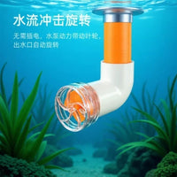 鱼缸旋转造浪出水口改装配件海水缸侧滤背滤风扇喷嘴造流水管接口