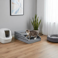 Litter Trapping Mat Easy to Hygienic Litter Catcher Ramp Non-Slip Pet Accessory for Indoor