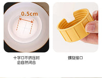 Large Capacity Hanging Squeeze Bottle, 3.5L/5.5L, PE, Square, for Thick Condiments
