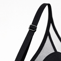 Lace Bralette Plus Size with Breathable Mesh for Everyday Wear, Minimizer Bra Without Underwire and Double Hook Closure, Supportive Design