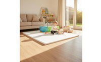 Crawling Mat Protector Machine Washable Infant Play Mat Cover Dust-Resistant Snug Playmat Sheet for Infants, Young Children