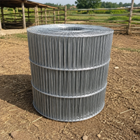 Roll Chicken Wire, 2.0 mm Welded Galvanized Fence, for Enclosures and Gardens, Silver Color