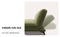 Foldable Design Folding Sofa Bed two-in-oneUse Armless Folding Futon Space-Saving transformable Furniture Adjustable Positions for Apartment Dwellers, Students, residents, Small areas, Living Room, Bedroom, Home beigeice