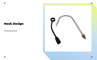 8mm stainless steel fish hook