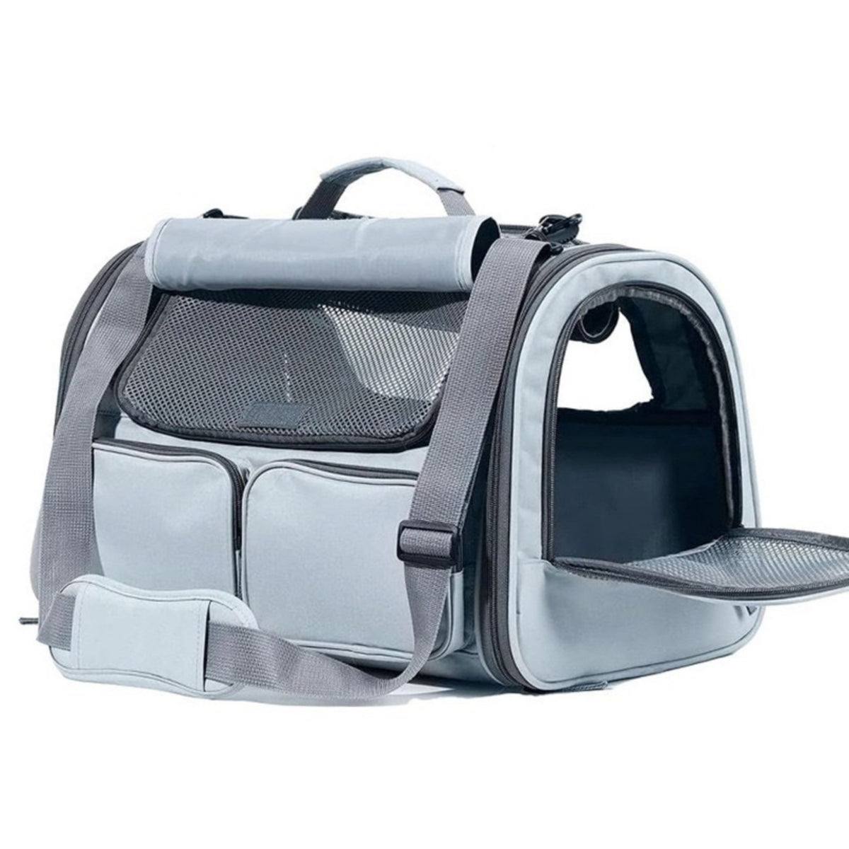 Foldable Pet Carrier Bag Breathable for Car Trips, Small Pets, Cats