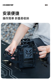 Outdoor 05 Series Tiangong Lamp Box and Lamp Array Portable Stainless Steel Lamp Stand for Camping