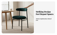 Upholstered Shell Chair Nordic design Seating Furniture Minimalist Design