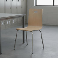 Quick-Service Restaurant Furniture Easy to Clean Cafeteria Dining Set Heavy Duty Restaurant Table and Chairs for Cafeteria, Cafe