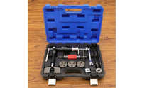 Pneumatic Brake Caliper Compression Tool Kit Air Pressure Assisted Brake Caliper Tool Set with Storage Case Left and Right Turn for Mechanics, Garage