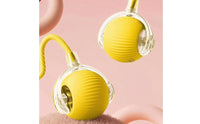 Ribbed Rope Cat Toy Transparent Cat Ball Toy Looped Cord