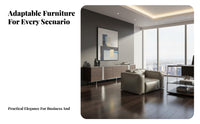 Modern Design Sofa and Coffee Table set Minimalist design business Furnishing Business Professional Reception Area Seating Comfortable Padding for managerials, Clients, Office Managers, management suite, Lobby, Waiting Room