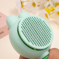 Nail Clippers and Cat Brush Set for Dog Grooming, 3-Piece Self Cleaning Cat and Dog Comb Kit, Stainless Steel Hair Comb, Hair Removal Tools
