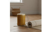 Thundered Tube  Bamboo Can Shaped Spring Drum Shaker  Easy to Agitate Percussion Instrument for Meditation