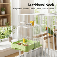 Bird Feeder Bath Cage Hanging, Parrot Cage Hanging Bath Feeder, Cage Hanging Bir