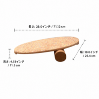 Balance Exercise Pilates Roller Type 360-Degree Rotation Maple Material Wooden Core Training Yoga Fitness