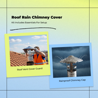 Windproof stainless steel chimney cap