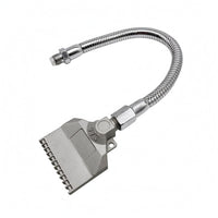 22 Outlet Holes Flat Air Blow Nozzle Flexible Metal Hose Stainless Steel Nozzle Threaded Fittings Air Blow Extended Reach
