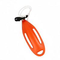 High Buoyancy Torpedo Rescue Buoy Lightweight Torpedo Buoy Multiple Handles Water Rescue Buoy Anti-Slip Grips for Lifeguards, Beach