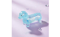 Glittery Dachshund Squishy Toy Soft Dachshund Squishy Glitter Gel Wiener Dog Stress Ball Anxiety Relief for Desk, Office