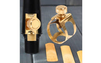 Alto Saxophone Ligature Adjustable Alto Sax Ligature Open-Frame Clamp for Performance, Rehearsal