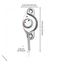 Pane Lock, Sliding Pane Lock, Curved Sash Lock, Aluminum Alloy Security Latch, kid protection, Easy Installation, for Sliding Doors and panes, Home, Office