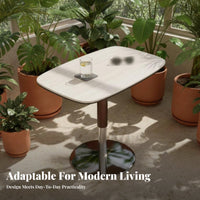 Adjustable Pedestal Table Vintage design space-efficient Utility Stand Multi-Functional