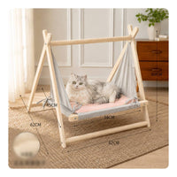 Cat Bed with Stand Freestanding Cat Bed Padded for Kittens, Pet Owners