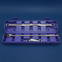 3 Pieces Wheel Alignment Wrench Set Triple-Piece Alignment Tools Silver Finish Auto Repair Toolss for Workshop, Garage