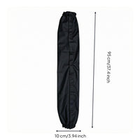 Snug Fit Carriage Bar Cover Black Waterproof Bar Sleeve
